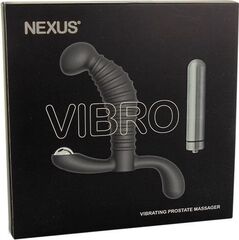 Черный стимулятор простаты Nexus Vibro - 10,2 см. - 