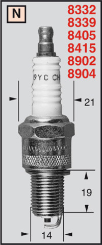 OE084/T10 (N6YCC) свеча зажигания