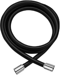 Cezares CZR-FD4-150-NOP-01 CZR-FD4-150-NOP-01 Гибкий шланг PVC 150 см c хромированными наконечкиками, цвет Черный матовый фото