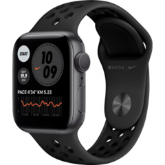 Смарт часы APPLE Watch Nike Series 6 GPS, 44mm Space Gray Aluminium Case with Anthracite/Black Nike Sport Band (M00X3GK/A)