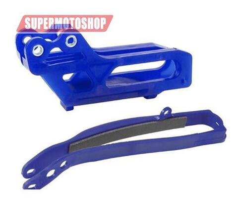 Комплект из ловушки и слайдера цепи Polisport YZ250F (син.)