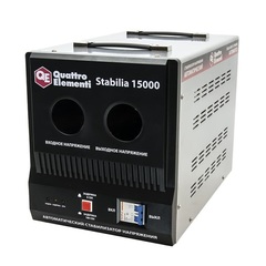 Стабилизатор напряжения QUATTRO ELEMENTI Stabilia 15000 (15000 ВА, 140-270 В, 24 кг, байпас) (Арт. 241-499)