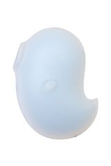 Голубой вакуум-волновой стимулятор клитора с вибрацией Cutie Ghost - 