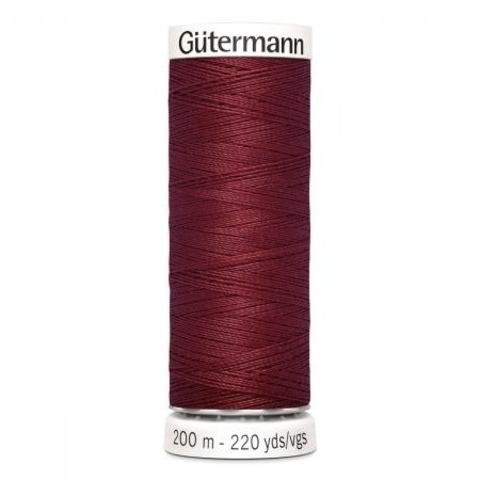 Нить Sew-All 200 м, Gutermann, 226 т.брусничный