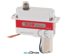 Сервопривод KST X08 Plus V2.0 (5.3 кг/см, 0.09 сек/60°, 9 г) для планера