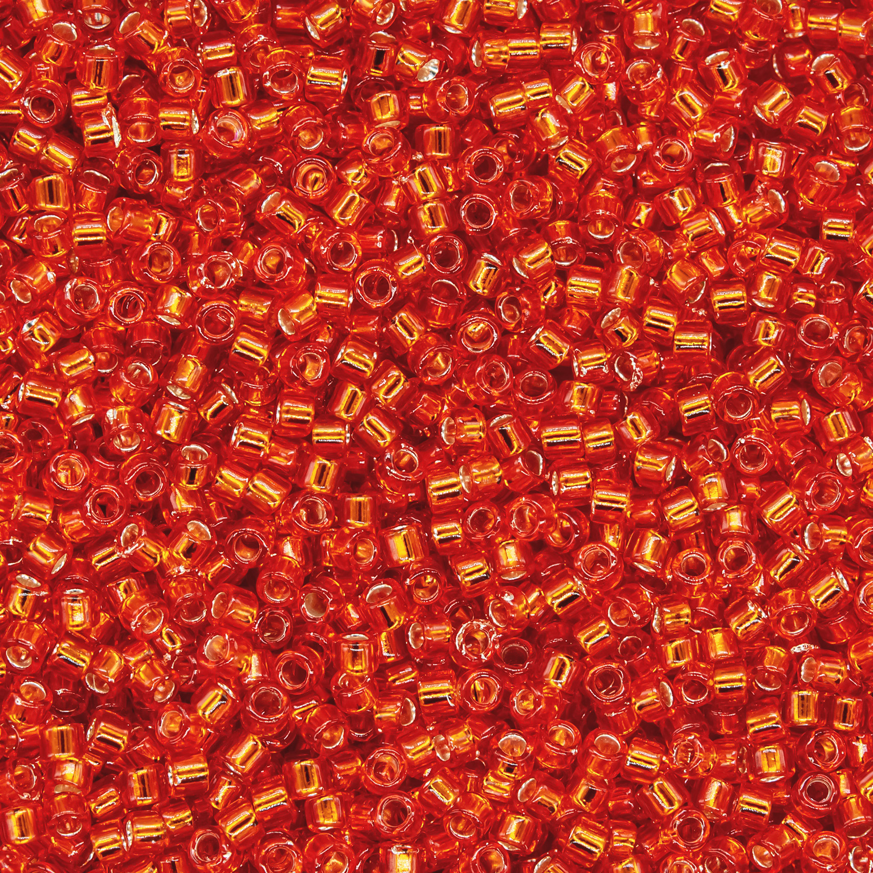 Японский бисер TOHO Treasure (№25), с внутренним серебрением, прозрачный