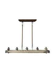 Потолочный светильник DKD Home Decor Ель Металл Vintage (111,5 x 12 x 88 cm)