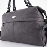 Сумка Саломея 110 македония серый + черный