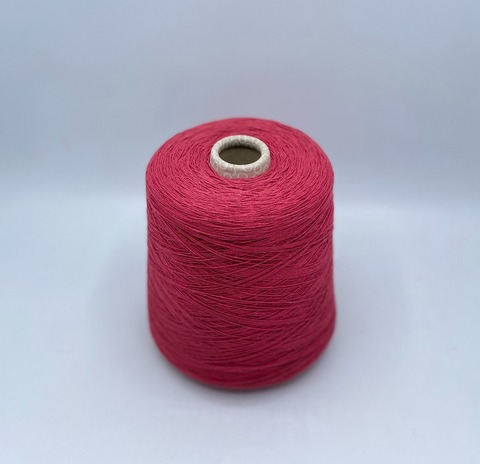 Бобинная пряжа (пр.Италия),art-Legnano 678м/100гр. 100%Хлопок, цвет-Брусника, арт.36555