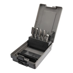 Набор бор-фрез твердосплавных 5шт HM S=6мм H-Tools 116004ROHT