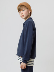 джемпер  для мальчика  КР 302798/глубокий синий к622