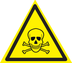 W03 "Опасно. Ядовитые вещества"
