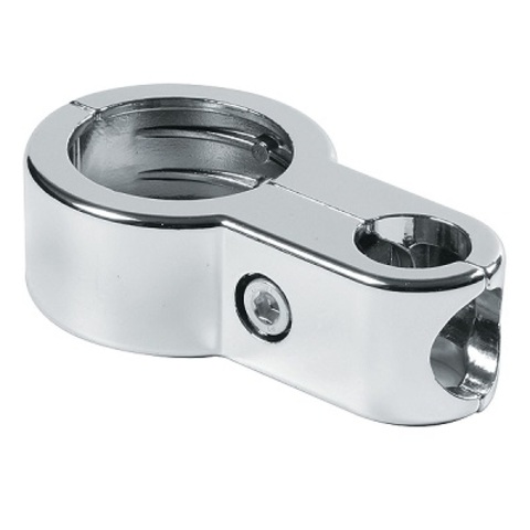 PL-027 Соединитель 2-х параллельных и перпендикулярных труб d (50+25) мм