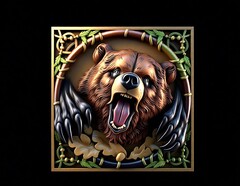 Силиконовый молд № 2761 Панно Медведь в рамке