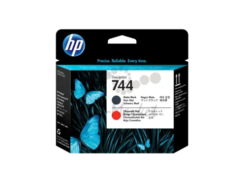 Печатающая головка HP 744 F9J88A Matte Black/Chromatic Red DesignJet Printhead (чёрный матовый и хроматический красный) для HP DJ Z2600, Z5600