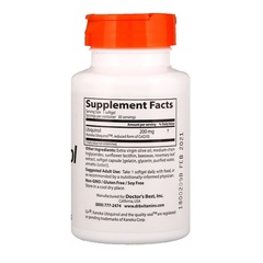 Doctor's Best, Убихинол с Kaneka, 200 мг, 30 мягких желатиновых капсул