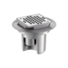 Delabie 682001 Напольный сифон 100х100  для твердых полов, интегрир. выпуск ?40, регулир-ая высота