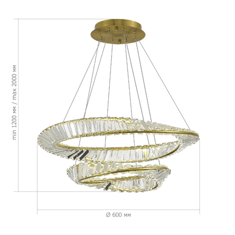 Светильник подвесной ST Luce Ritorto SL6204.301.02