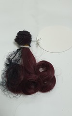 Волосы для кукол, трессы кудри Premium, 13-15 см*1 метр.