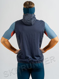 Тёплый жилет Noname Hybrid Vest 24 UX Navy/Med Blue с капюшоном