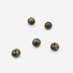 Сандал зеленый, бусины в форме шара, 8,3мм