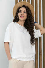 Блуза Брукс (белая) Б13530-25М LT Collection