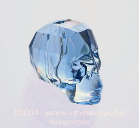 5750 Бусина "Череп" Сваровски Denim Blue 13 мм