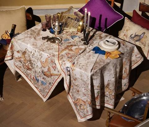 Скатерть 170x270 Tessitura Toscana Telerie Norma Cream