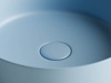 Умывальник чаша накладная круглая (Голубой Матовый) Element 390*390*120мм Ceramica Nova CN6022ML