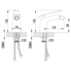 Lemark Melange LM4908CW Смеситель для биде Хром Белый