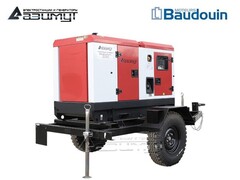 Дизельный генератор Азимут ЭД-16-Т400-2РКМ9 Baudouin на шасси в кожухе с автозапуском