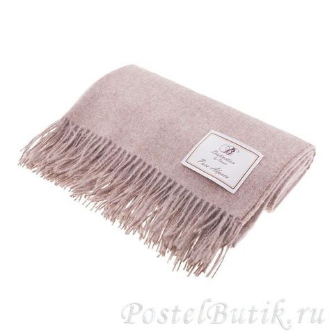 Плед 130х200 Bronte Alpaca Natural Brown коричневый