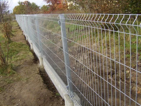 Забор из сетки рабицы с ПВХ покрытием