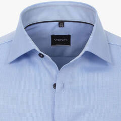 Сорочка Venti Modern Fit 193295500-100 из фактурной ткани голубая