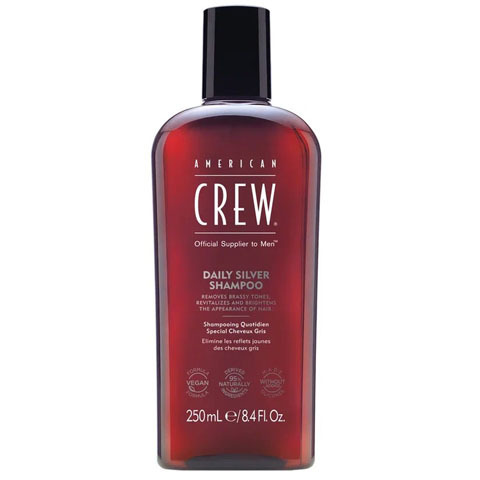 American Crew Classic: Шампунь для ежедневного ухода для седых волос мужчин (Daily Silver Shampoo)