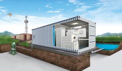 Очистное сооружение цельноперевозное контейнерного типа Юнилос КОНТЕЙНЕР-015-01/ 15000 л. в сутки  - арт.560605