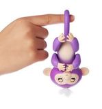 Интерактивная обезьянка Fingerlings Мия фиолетовая