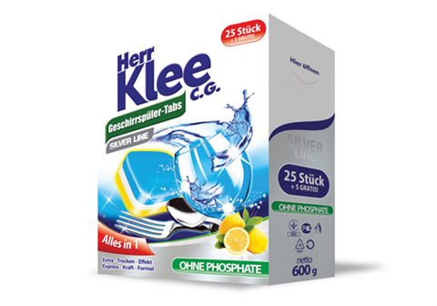 Таблетки для посудосмоечных машин Herr Klee C.G., 30шт