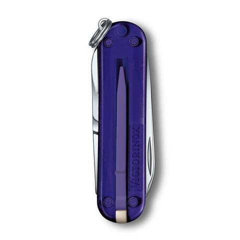 Нож-брелок Victorinox Classic SD Transparent Colors, Persian Indigo (0.6223.T29G)