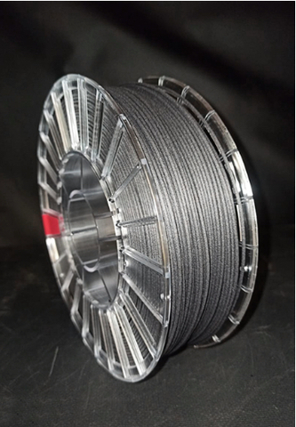 Пластик для 3D-принтера Filamentarno PA66 GF-30 чёрный (750 г)