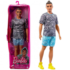 Кукла Кен Barbie Fashionistas в футболке и шортах