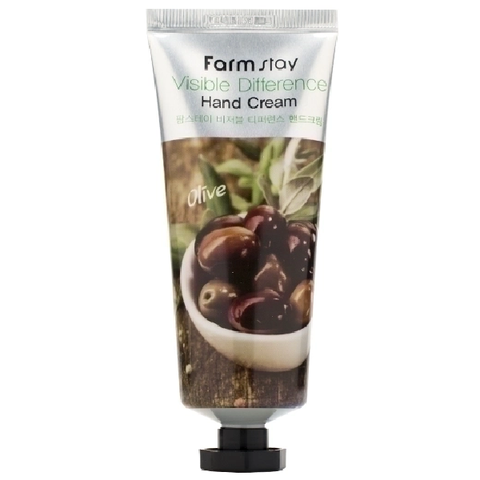 Крем для рук с оливой Farm Stay Olive Visible Difference Hand Cream, 100 гр