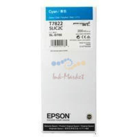 Картридж Epson T7822 голубой для минифотолаборатории SureLab SL-D700 C13T782200