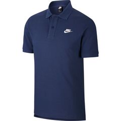 Теннисное поло Nike Sportswear Polo - midnight navy/white