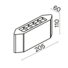Архитектурная подсветка Maytoni Pull O412WL-L5GF3K
