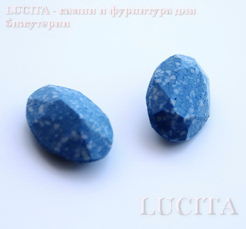 4120/B Ювелирные стразы Сваровски Marbled Blue (18х13 мм) ()