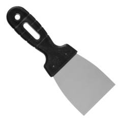 12-0-108 Шпательная лопатка нержавеющая сталь 0,5мм, пластиковая рукоятка, 80мм (РемоКолор)