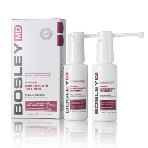 Bosley MD Hair Regrowth: Усилитель роста  волос  для женщин  (For Women Hair Regrowth Spray)