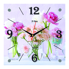 Часы настенные 3535-004 "Розы"