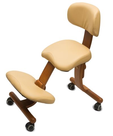 Стул эргономичный Three Ergo желтый